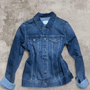 AG Adriano Goldschmmied Dark Blue Denim Jacket